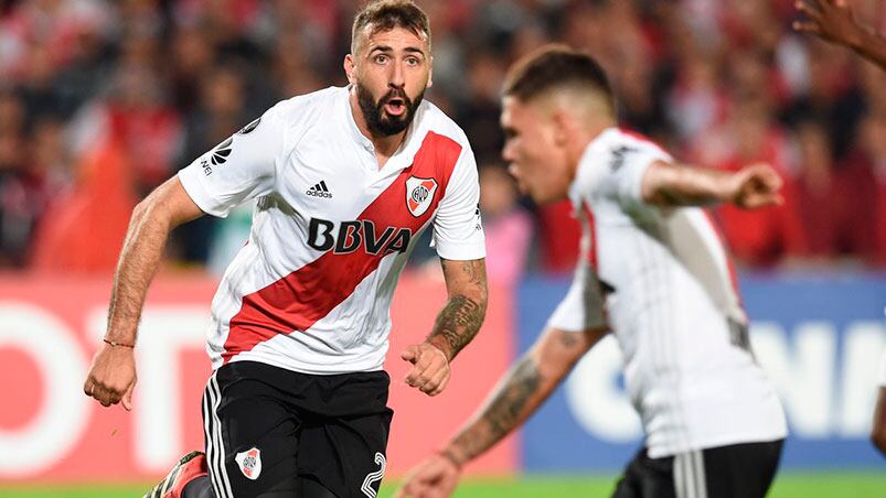 El "Oso" en pleno festejo. / FOTO: River Plate.