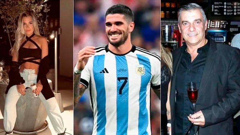 El padre de Camila Homs apuntó contra De Paul.