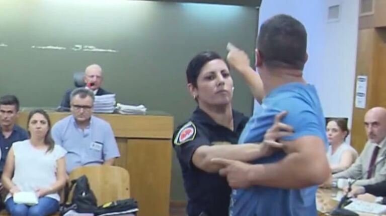 El padre de Isaías Luna estalló de bronca y lo sacaron de la sala.