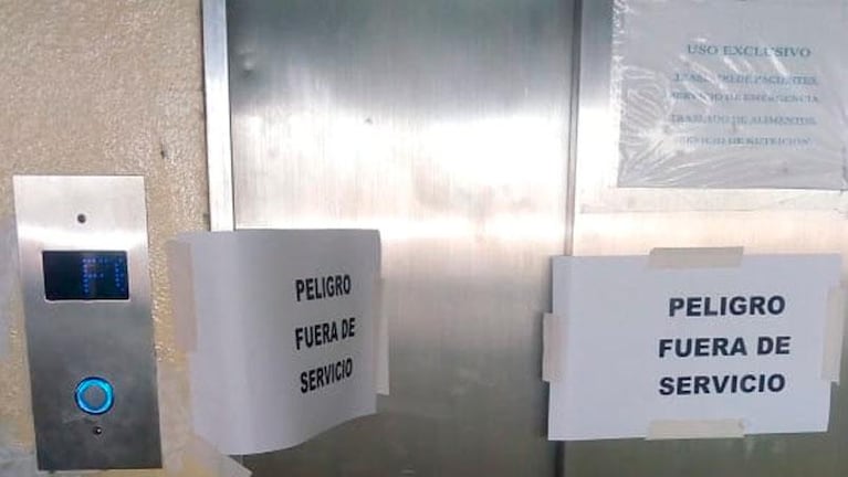 El padre de una menor internada quedó atrapado en un ascensor del Hospital Infantil