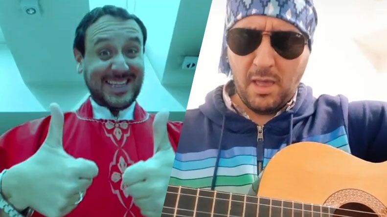 El Padre Juanma encontró en TikTok una solución en medio de la cuarentena.