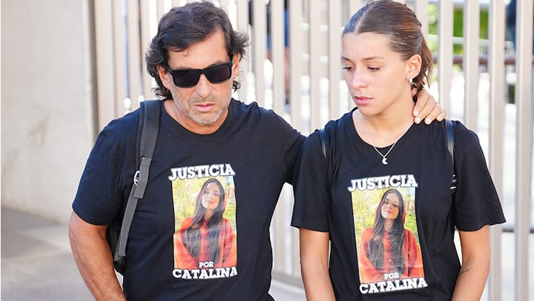 El padre y la hermana de Catalina hablaron tras el fallo.