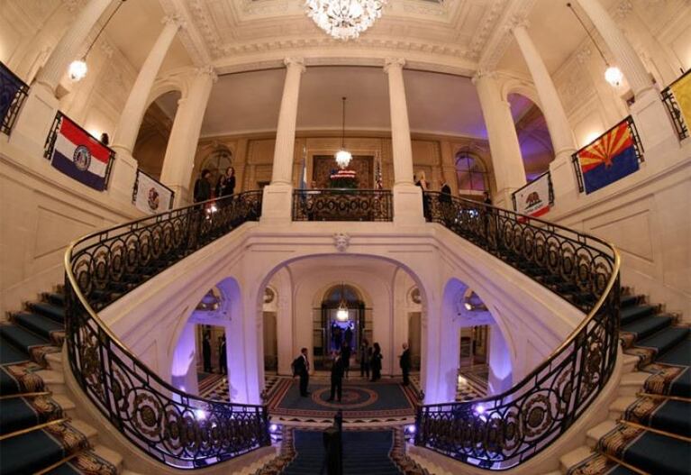 El Palacio Bosch Alvear donde se hospeda Obama 