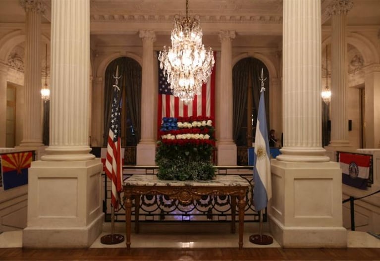 El Palacio Bosch Alvear donde se hospeda Obama 
