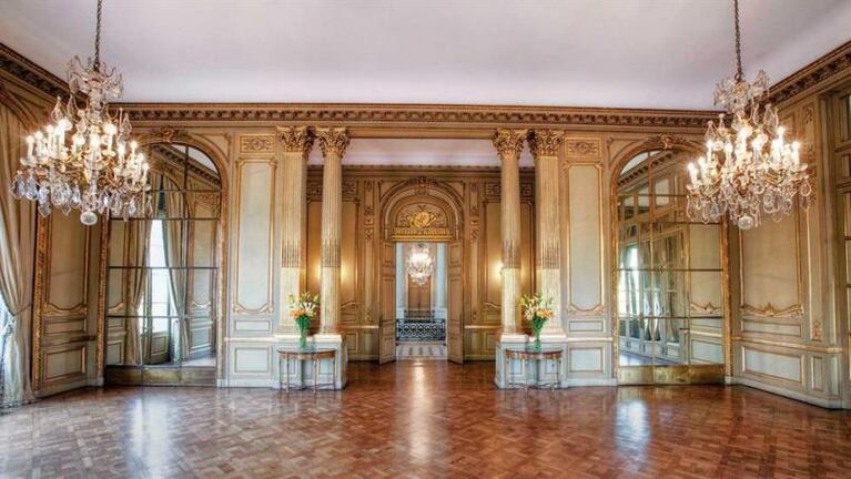 El Palacio Bosch Alvear donde se hospeda Obama