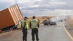 El panorama en la ruta fue desolador.