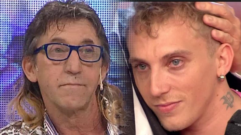 El papá de El Polaco acompañó a su hijo en la semifinal del Bailando. 