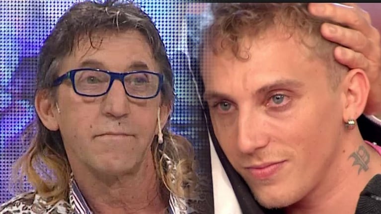 El papá de El Polaco acompañó a su hijo en la semifinal del Bailando.
