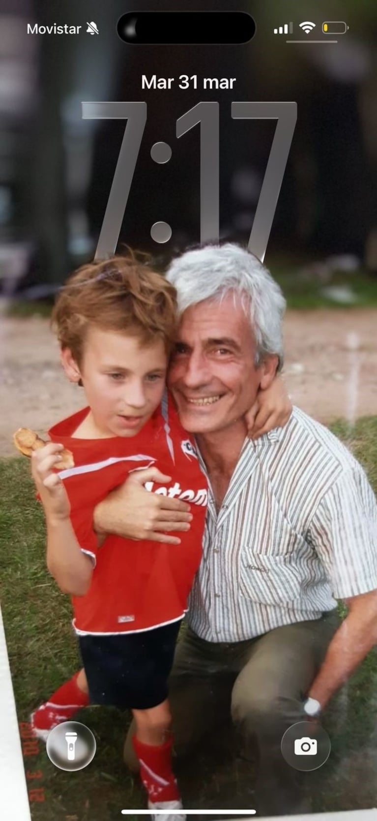 El papá de Gaspi lamentó la muerte de su hijo.