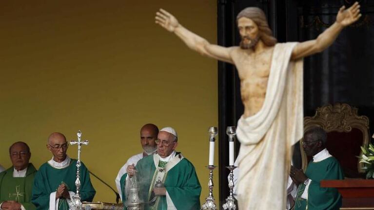 El Papa en la Plaza de la Revolución