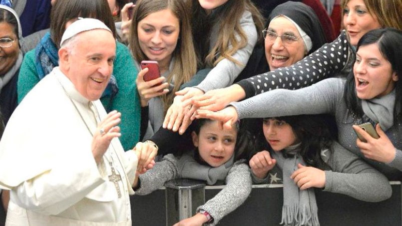 El Papa en su homilía de los jueves. 