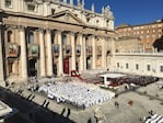 El Papa Francisco encabezó al ceremonia donde declaró santo al Cura Brochero.