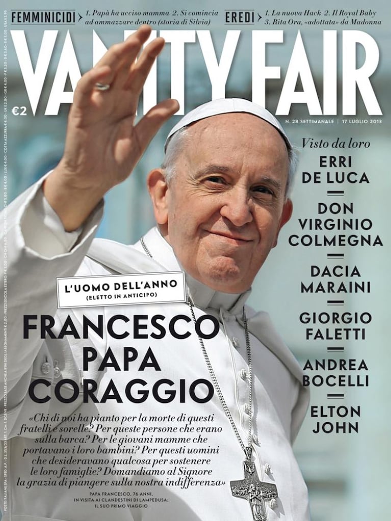 El Papa Francisco, otra vez tapa de una revista de rock
