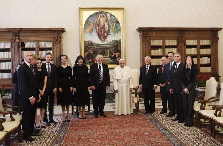 El Papa Francisco recibió a Donald Trump en el Vaticano.