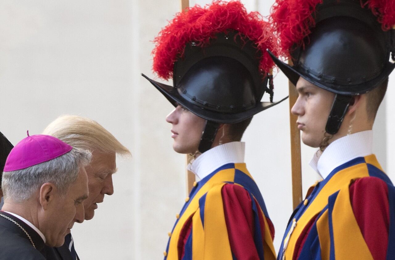 El Papa Francisco recibió a Donald Trump en el Vaticano.