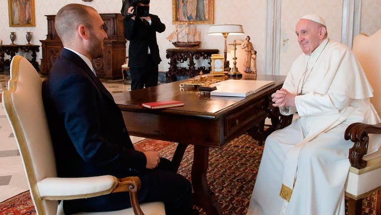 El Papa Francisco recibió al ministro de Economía en el Vaticano en dos oportunidades.