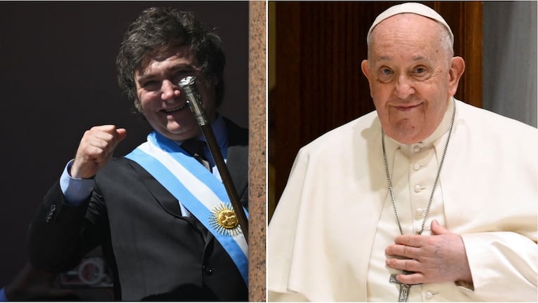 El Papa Francisco recibirá a Javier Milei en el Vaticano. (Foto: AFP/LuisRobayo/Reuters/Vatican Media).