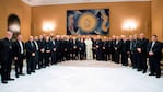 El papa Francisco reunido con los obispos chilenos. Foto: EFE