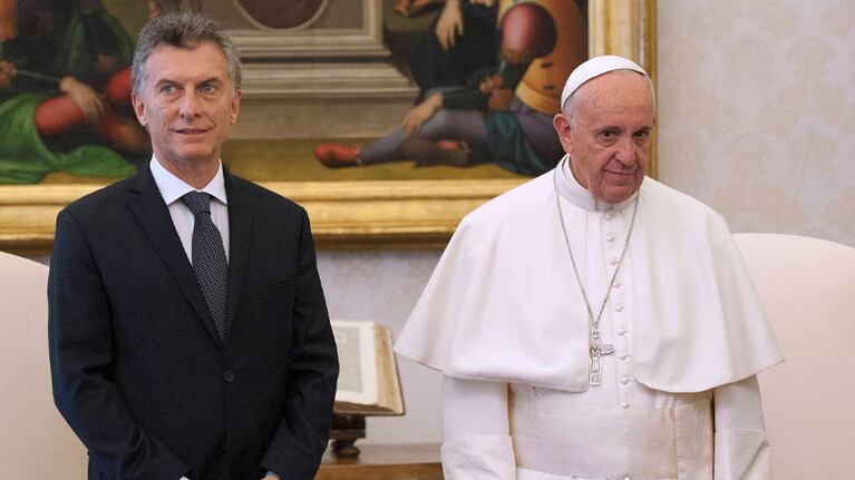 El Papa Francisco y Macri durante uno de sus encuentros.