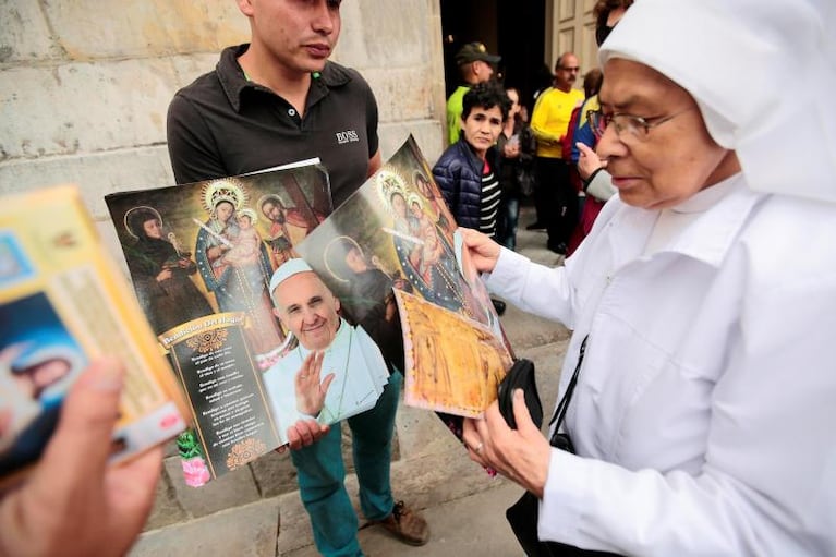 El Papa pidió por Venezuela en su viaje a Colombia 