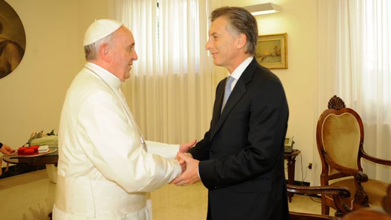 El Papa y Macri, durante su último encuentro en el Vaticano.