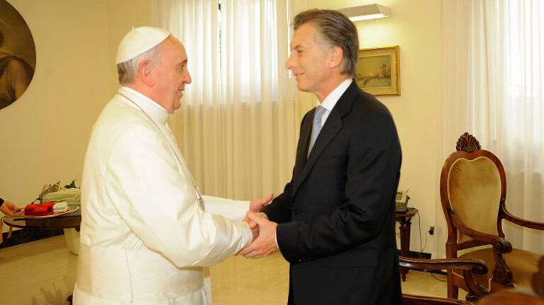 El Papa y Macri, durante su último encuentro en el Vaticano.