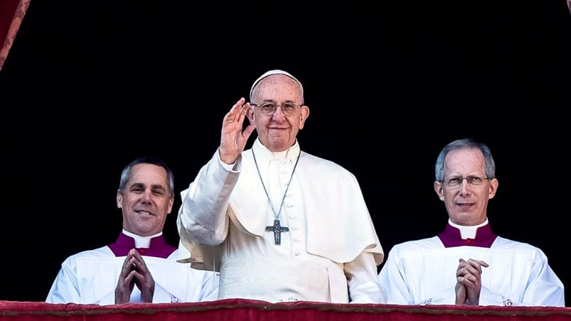 El Papa y su mensaje en Navidad. Foto: EFE