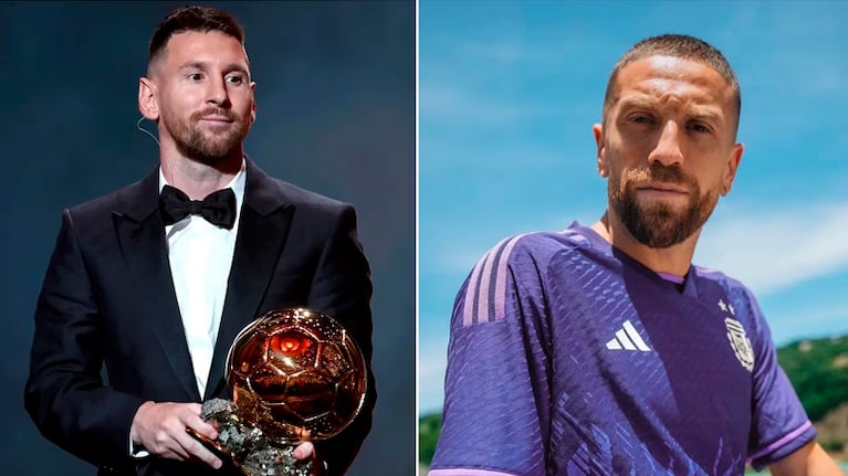El Papu mostró fotos de lo que hizo durante la entrega del Balón de Oro.