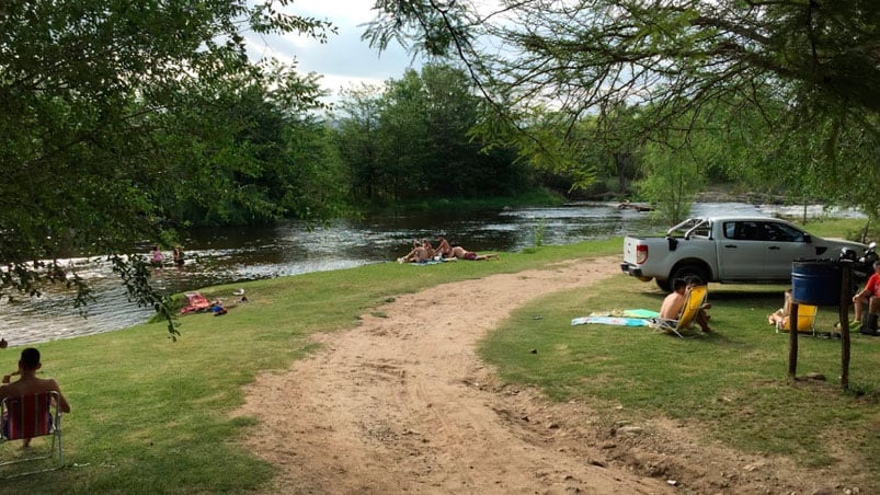 El parador del río Los Molinos vivió un domingo especial.