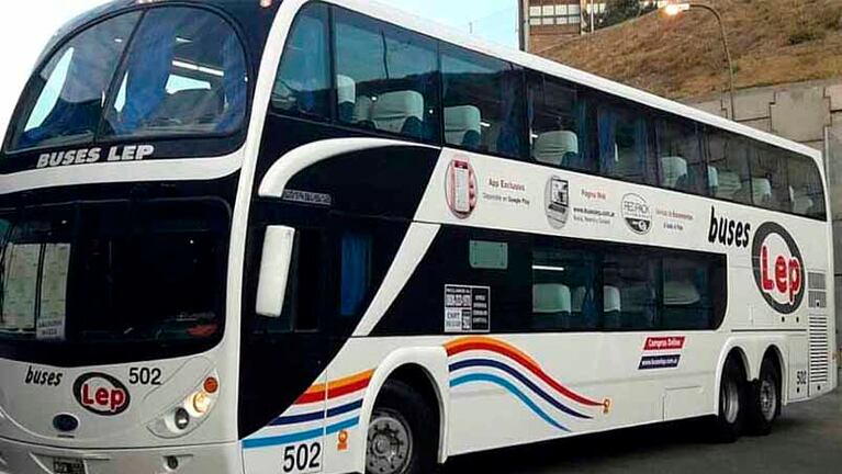 El paro de Buses LEP sorprendió a los usuarios.
