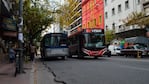 El paro de transporte urbano sigue firme.