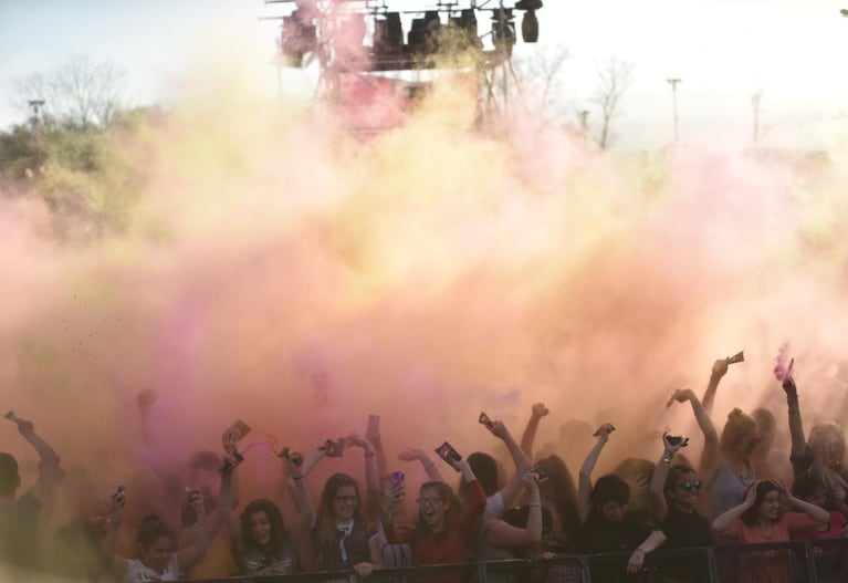 El Parque de Asistencia se llenó de color y música. Fotos: Lucio Casalla / ElDoce.tv