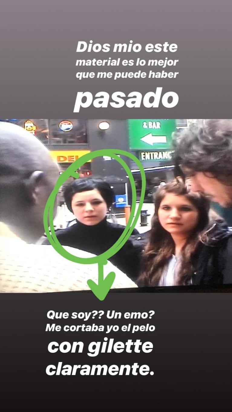 El pasado “emo” de Cande Tinelli