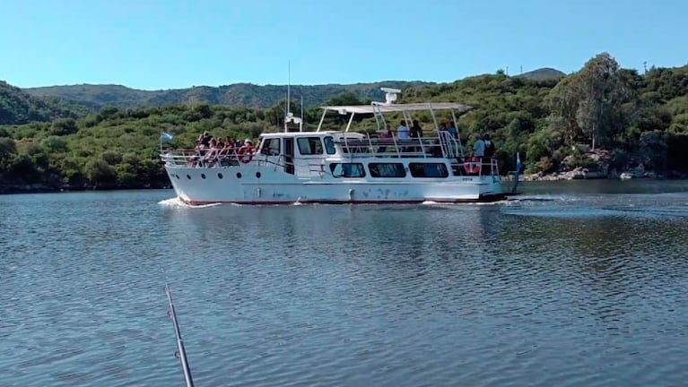 El paseo en catamarán, una excursión típica en Carlos Paz. Foto ilustrativa.