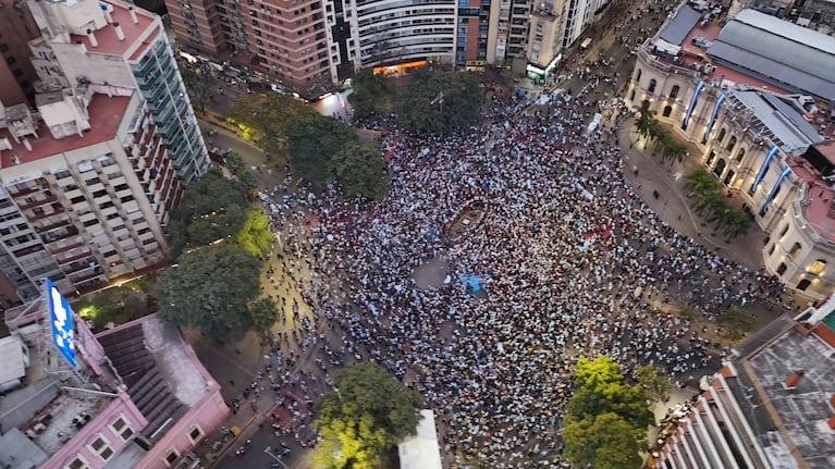 El Patio Olmos tras el pase de Argentina a la final. ( Foto: El Doce)