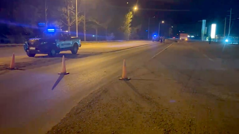 El peatón murió atropellado en la ruta 35. Foto: Cable Digital.