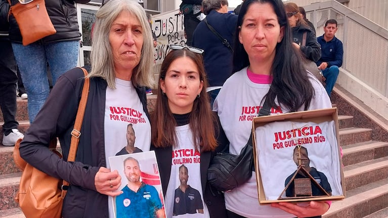 El pedido de justicia de la familia de Guillermo Ríos.