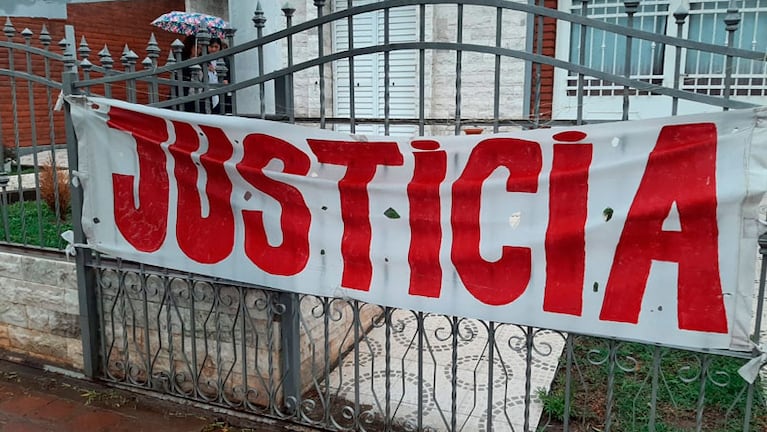 El pedido desesperado de justicia en San Francisco del Chañar. Foto: Francisco Arias/El Doce.