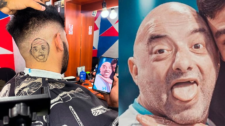El peluquero fanático de Q’ Lokura que dibuja a los cuarteteros en la cabeza de sus clientes