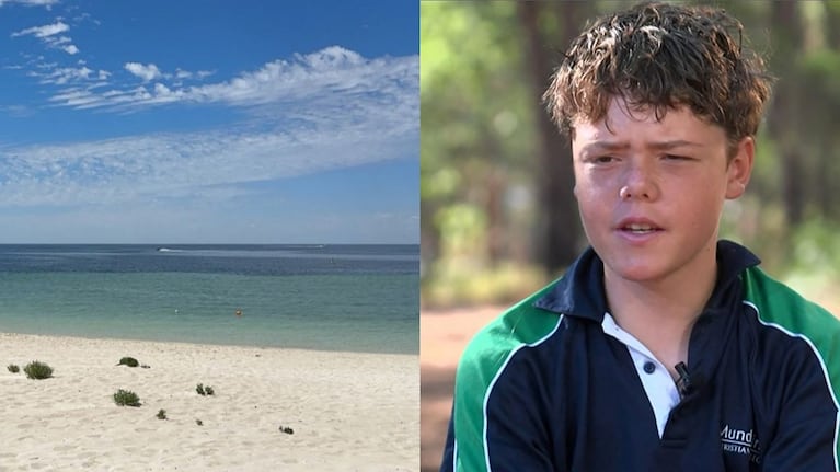 El pequeño Austin fue el héroe inesperado en un dramático caso en el mar de Australia.