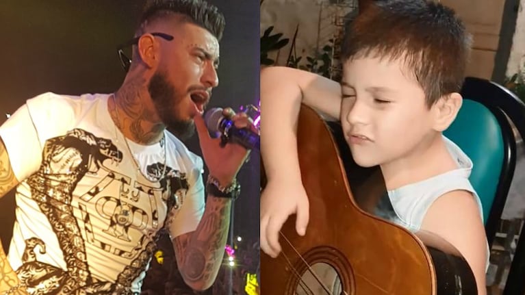 El pequeño fan de Ulises interpreta como los mejores.