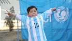 El pequeño Murtanza cumplió un sueño que comenzó con una bolsa de nylon.