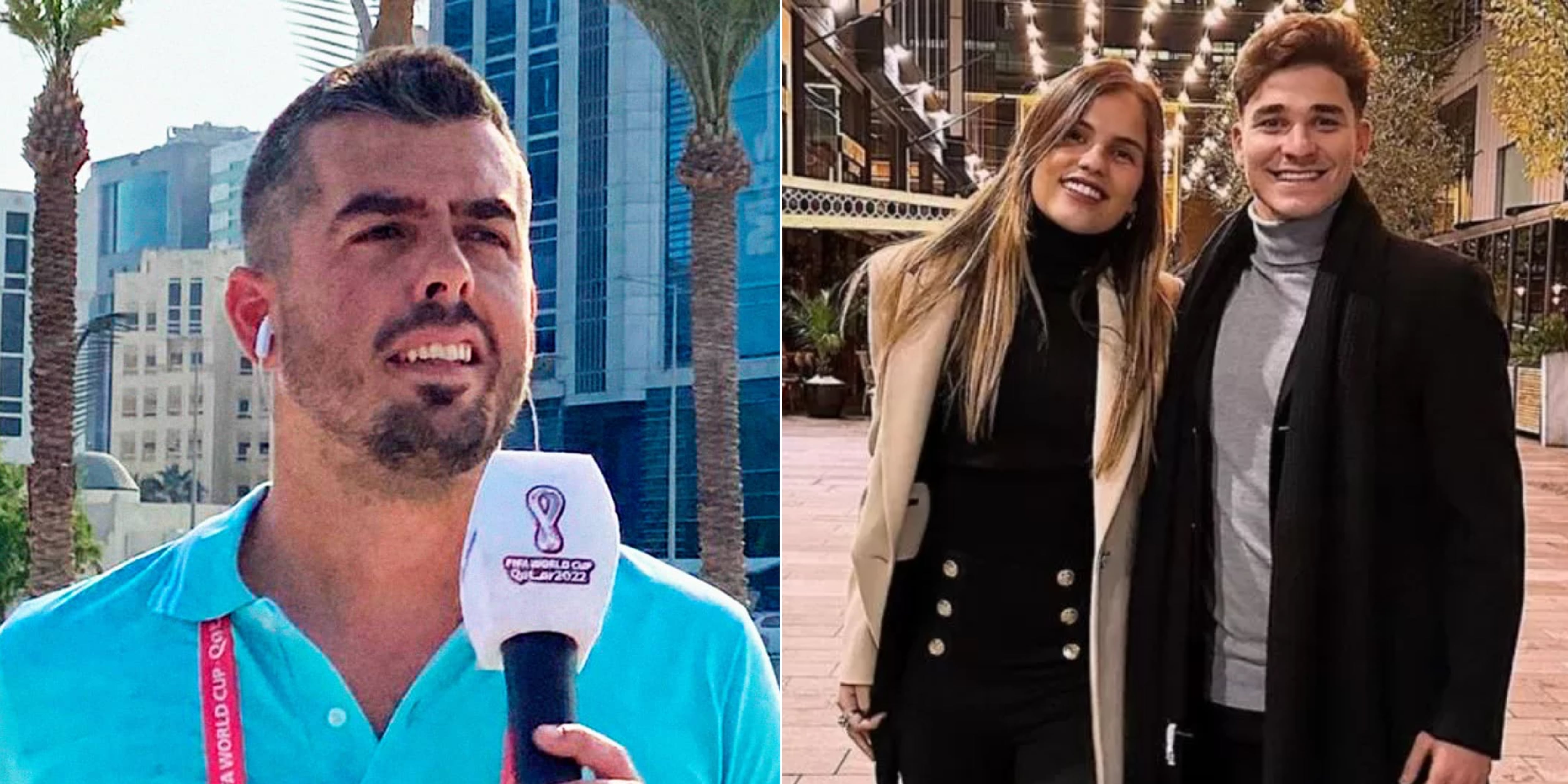 El periodista hizo que el jugador contara que iba a ser papá cuando aún no lo había comunicado.
