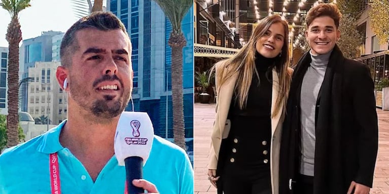 El periodista hizo que el jugador contara que iba a ser papá cuando aún no lo había comunicado.