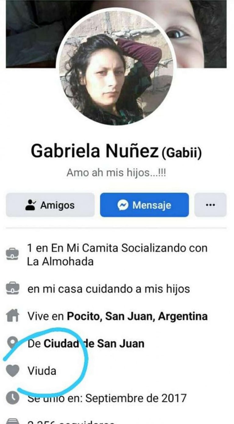 El perturbador cambio en el perfil de Facebook de la mujer que mató a su ex de un ladrillazo