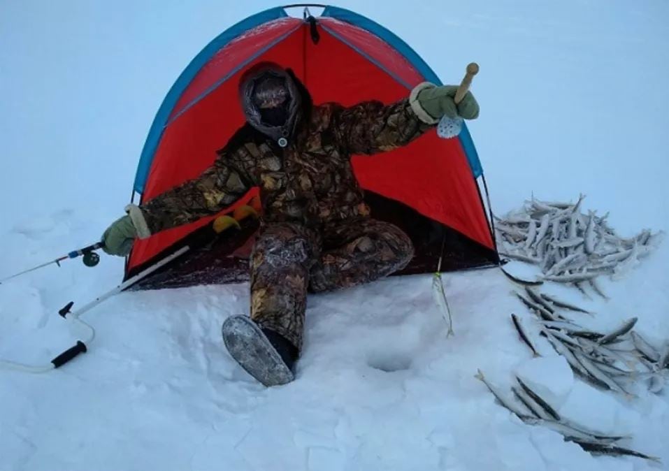 El pescador quedó varado a temperaturas de -39°C. (Foto: Revista The Sun).