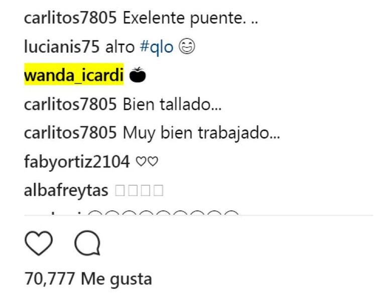 El piropo de Wanda a Zaira en una foto con su hija en bikini