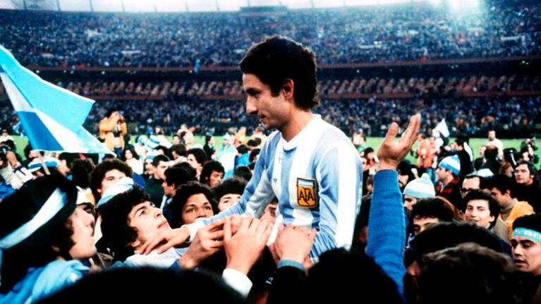 El Pitón, campeón del mundo en el 78.