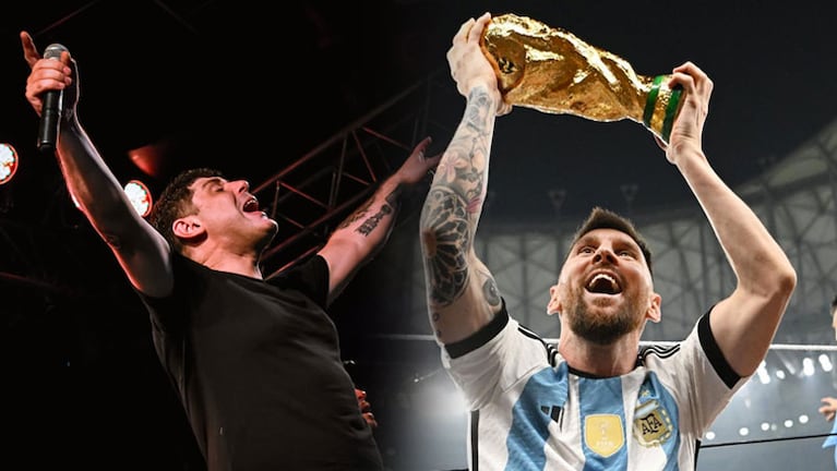 El poeta cuartetero escribió sobre el sacrificio de Messi para ser campeón.