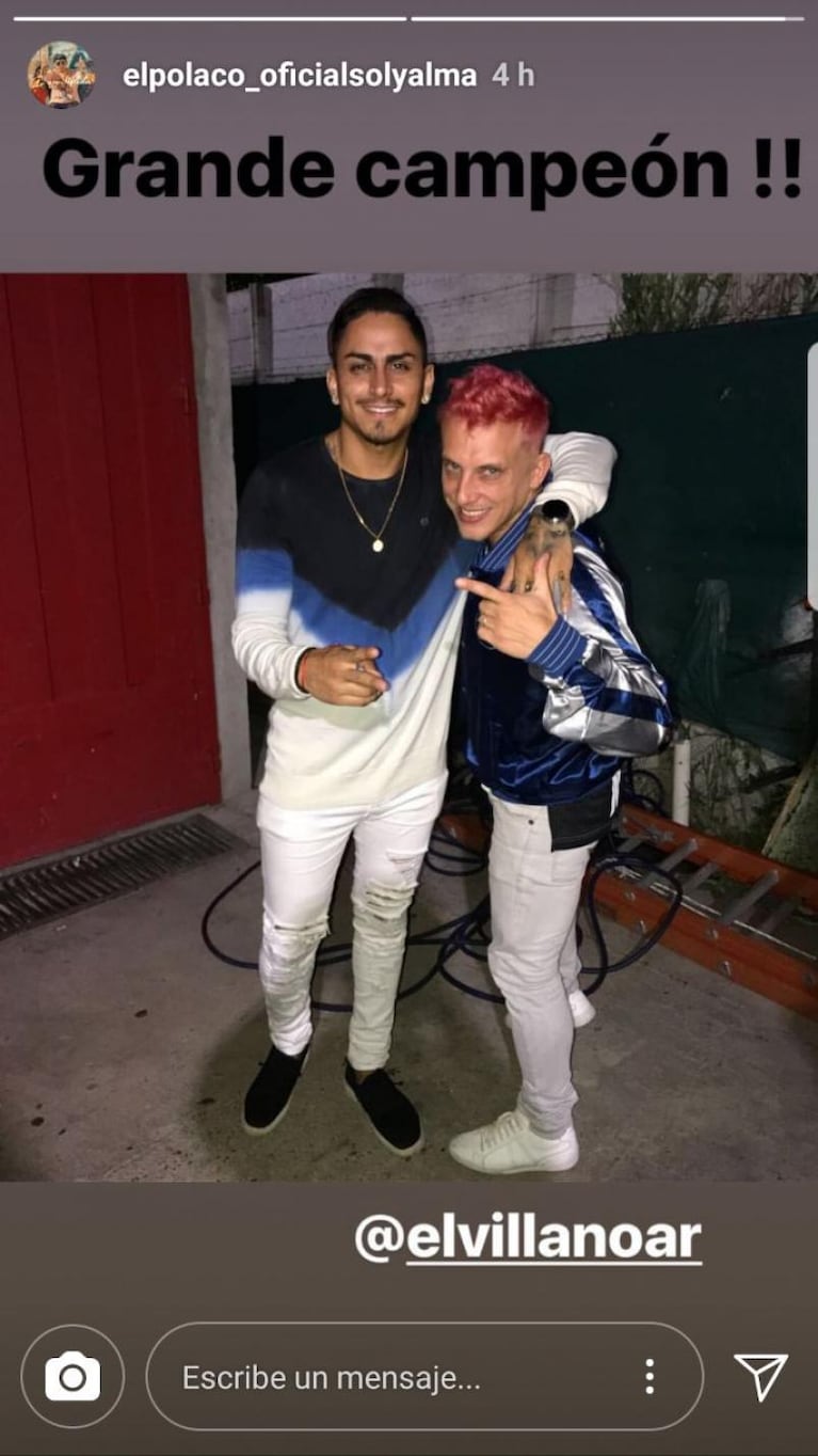 El Polaco se cambió el look a lo Rodrigo 